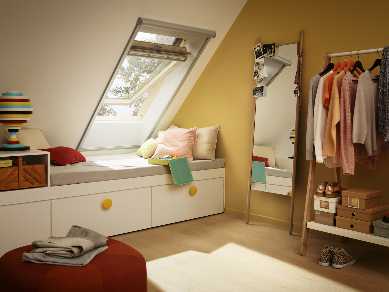 La guida per scegliere i colori per la mansarda casa luce