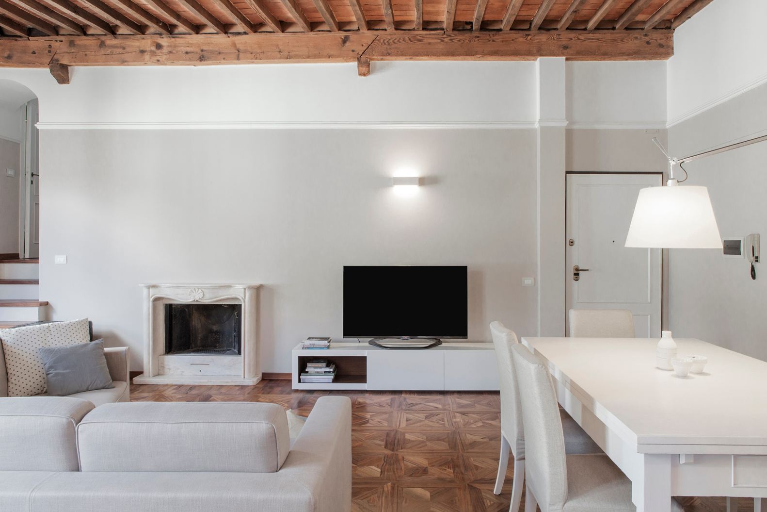 Lampade salotto moderne: cucina e soggiorno insieme: idee ed ...