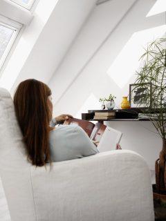 Relax e lettura in mansarda