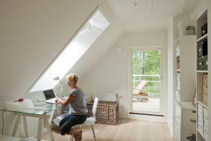 Lo studio con terrazzo