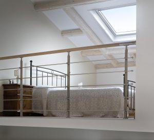 Il letto sul soppalco