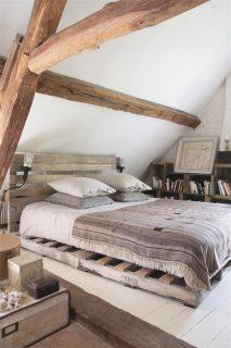 Letto con pallet