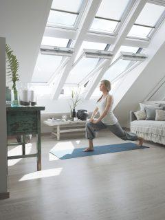 Movimento e relax in mansarda