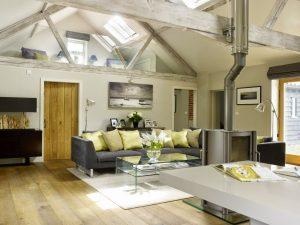 Zona giorno con soppalco