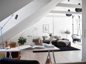 Mansarda scandinava