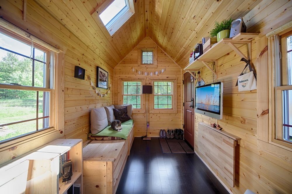 Mini casa in legno