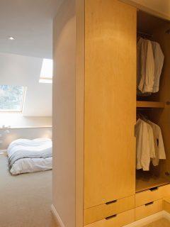 Camera da letto con cabina armadio
