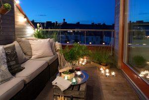 Terrazza di notte