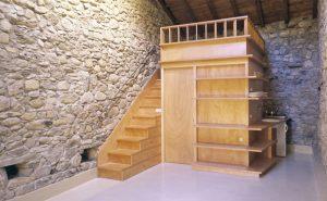 Monolocale con struttura in legno
