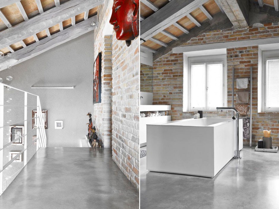 Un loft nelle marche mansarda.it Cucine per loft