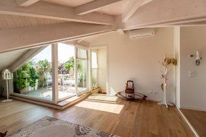 living con terrazzo