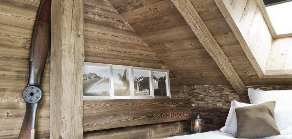 Un rivestimento in legno dallo stile moderno