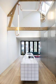 Cucina doppia altezza