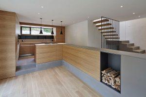 cucina con legna