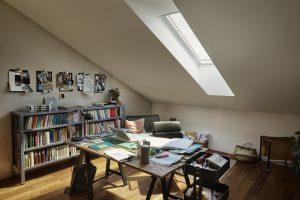 studio in mansarda