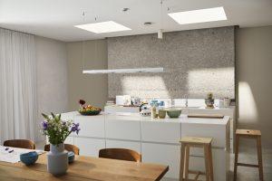 cucina con finestre