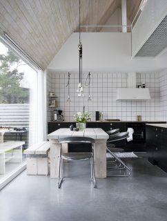 cucina e sala pranzo