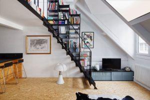 salotto con scala
