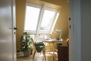 studio in mansarda