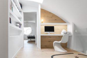 studio e corridoio