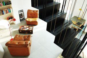 salotto con scala