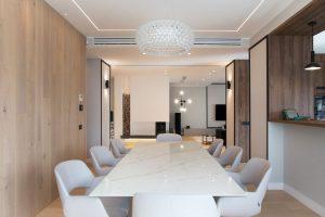 open space living, pranzo e salotto