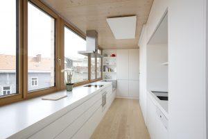cucina vista città