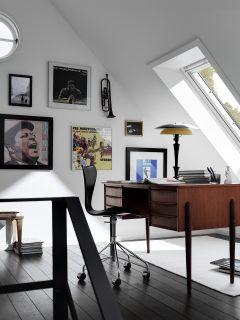 studio in mansarda
