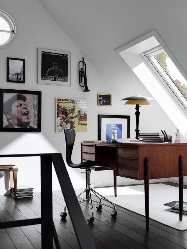 studio in mansarda