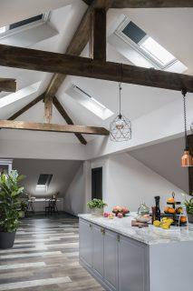 cucina in mansarda
