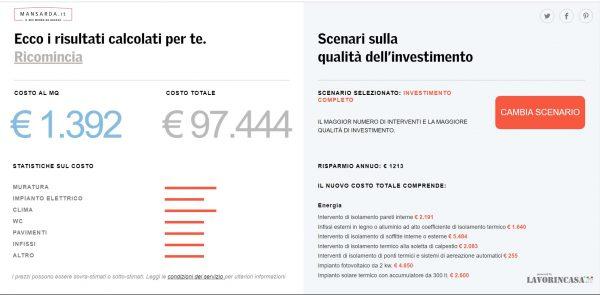 calcolo costi Roma