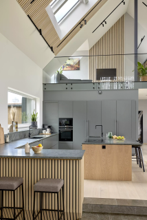 cucina con finestre