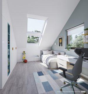 cameretta con velux duo