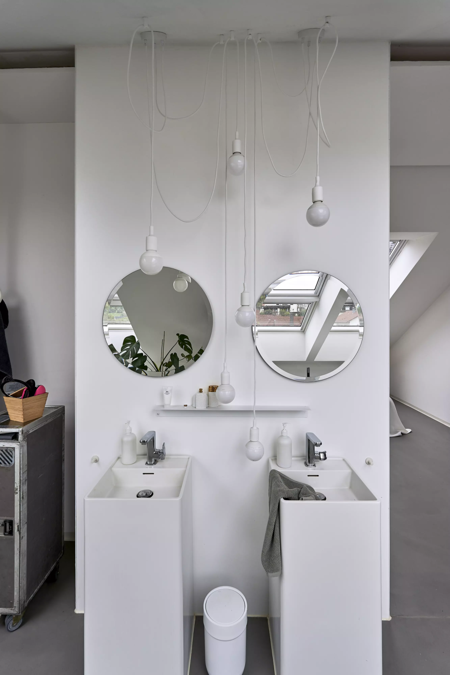 lavandini bagno con luce